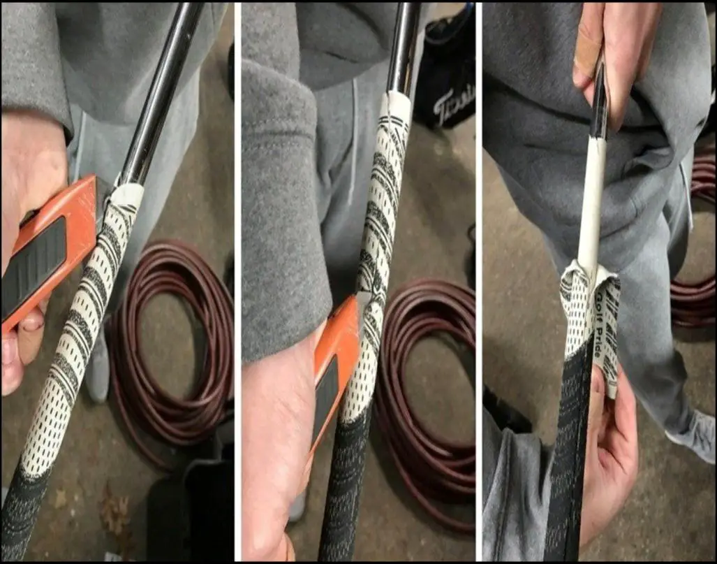 how to regrip golf clubs without a vise